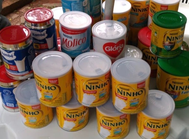 Doações de Leite em Pó